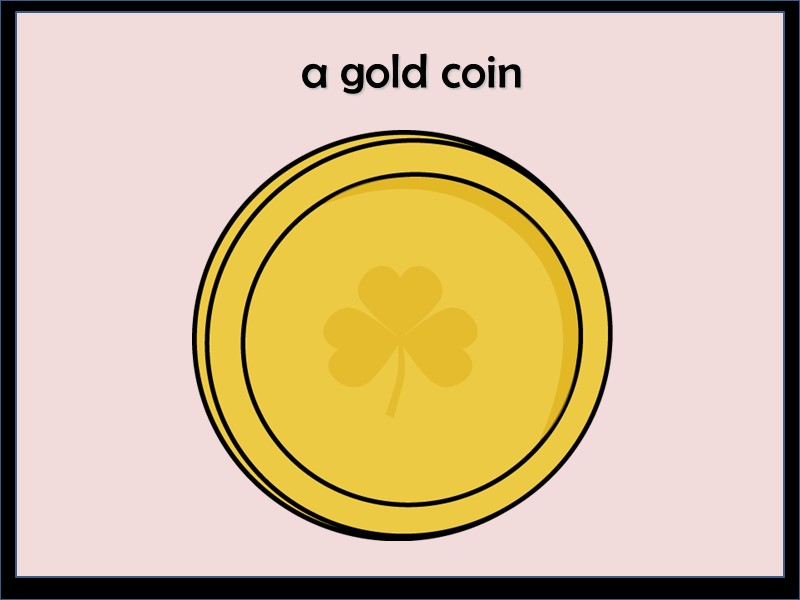 a gold coin